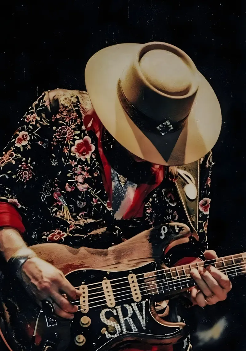 Stevie Ray Vaughan carta hahnemühle da The Poster Hub