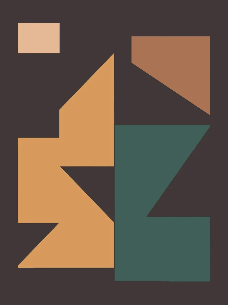 Bloques abstractos metacrilato de Gaite