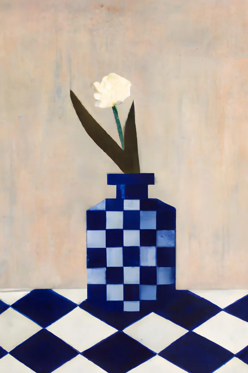 Check the vase poster con telaio in alluminio da interiorisla