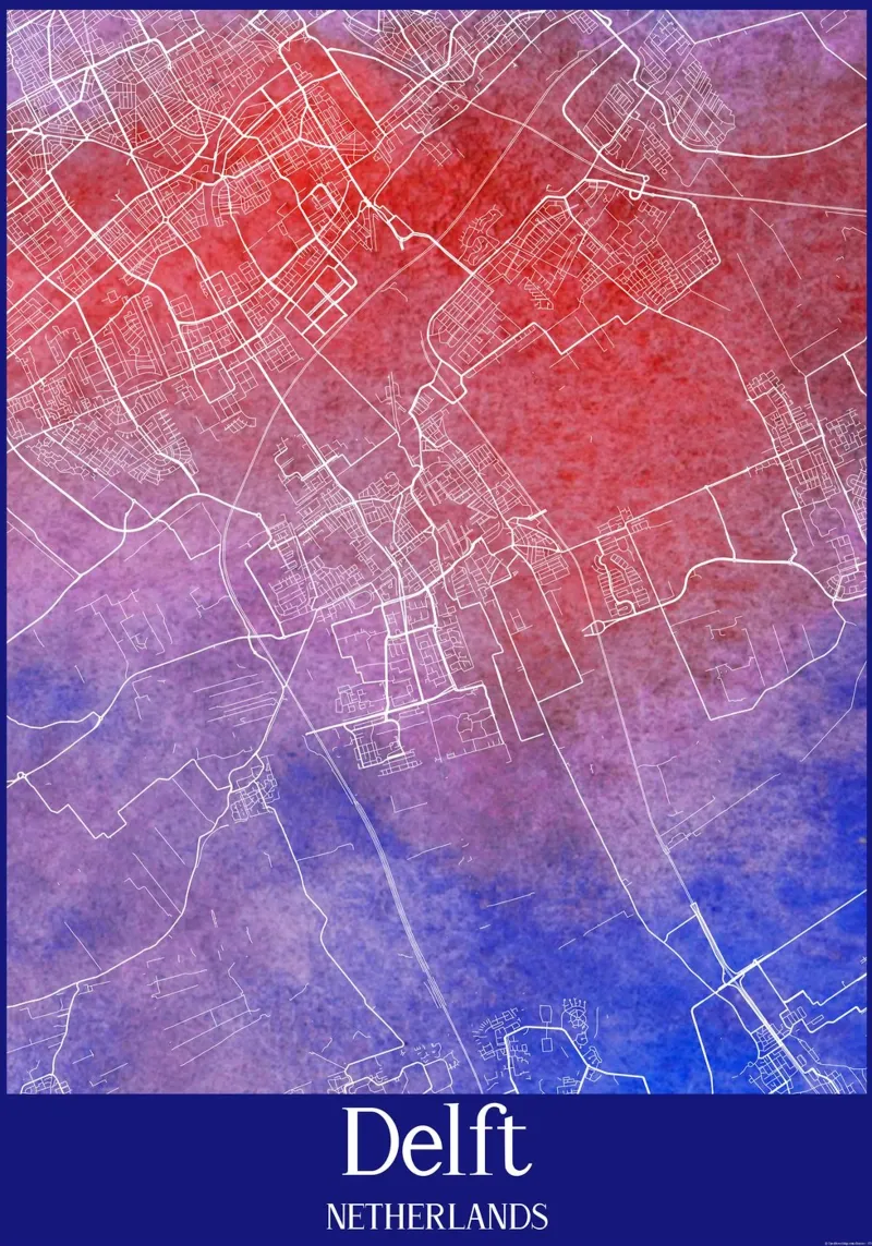Delft NETHERLANDS pellicola backlit da WorldPrint