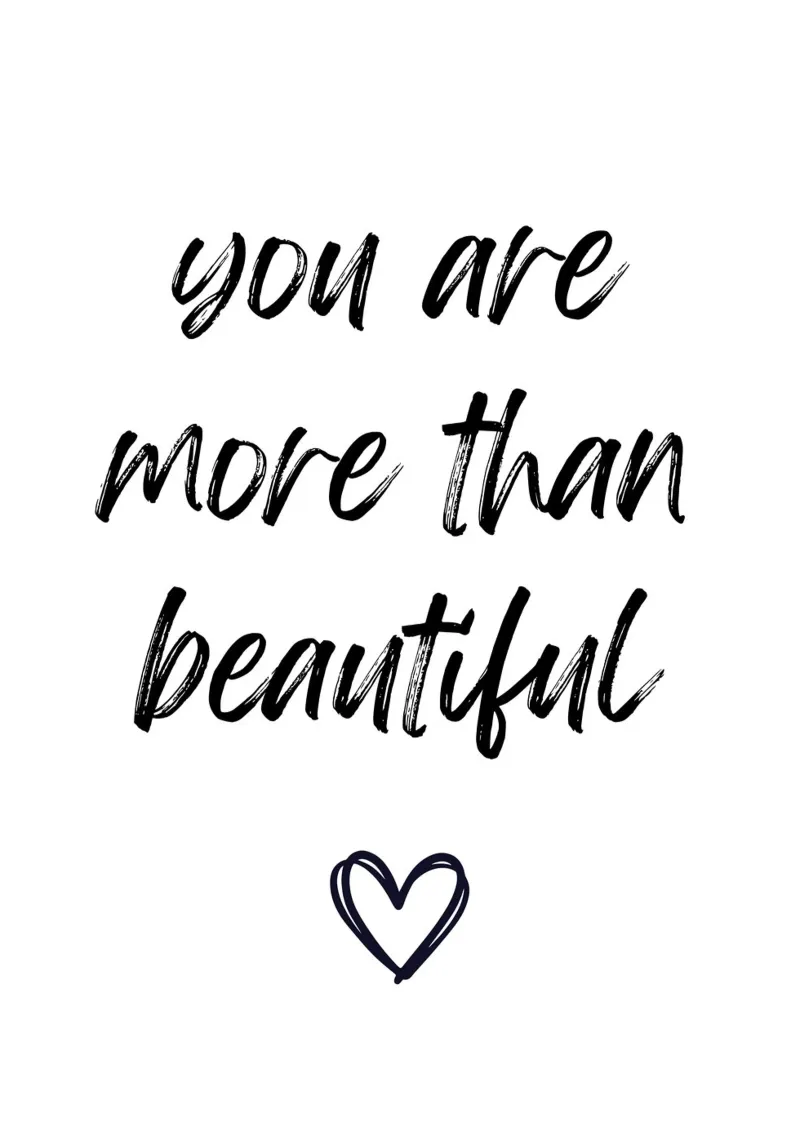 You are more than beautiful pellicola backlit da PinkCandyWalls