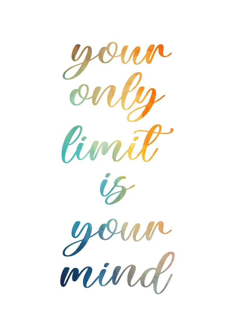 Your only limit carta hahnemühle da PinkCandyWalls