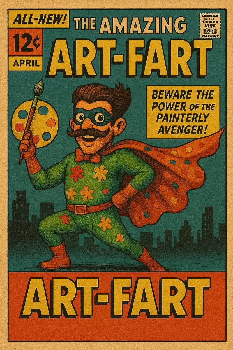 ART-FART - Fresh Supes On The Block pellicola backlit da Vintage Van Gogh