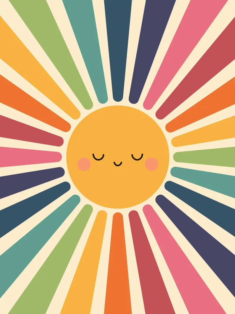 Sorriso solare pellicola backlit da Andy Westface