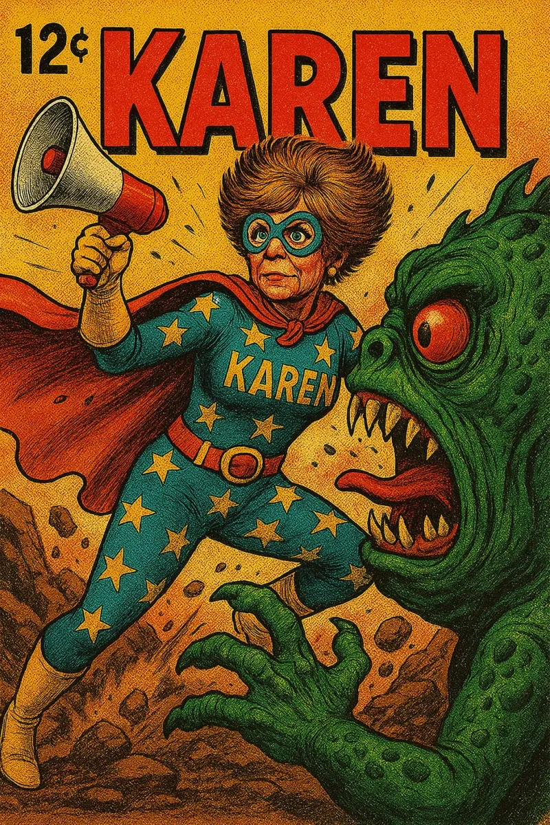 MAGA KAREN - Fresh Supes On The Block carta hahnemühle da Vintage Van Gogh