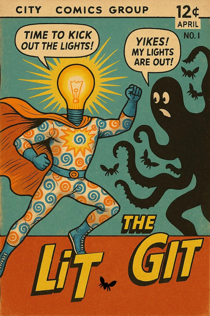 THE LIT GIT - Fresh Supes On The Block aluminio dibond de Vintage Van Gogh