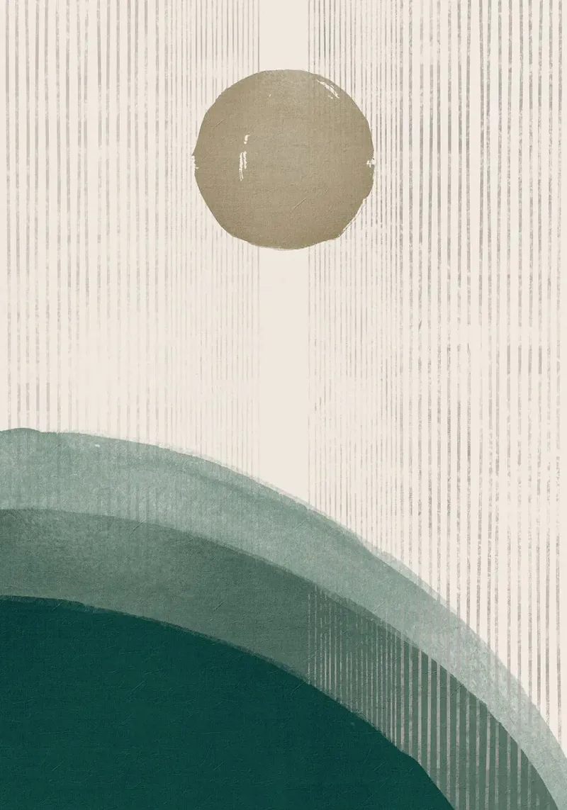 Sopra Emerald Hills No2 carta hahnemühle da HARU HARU