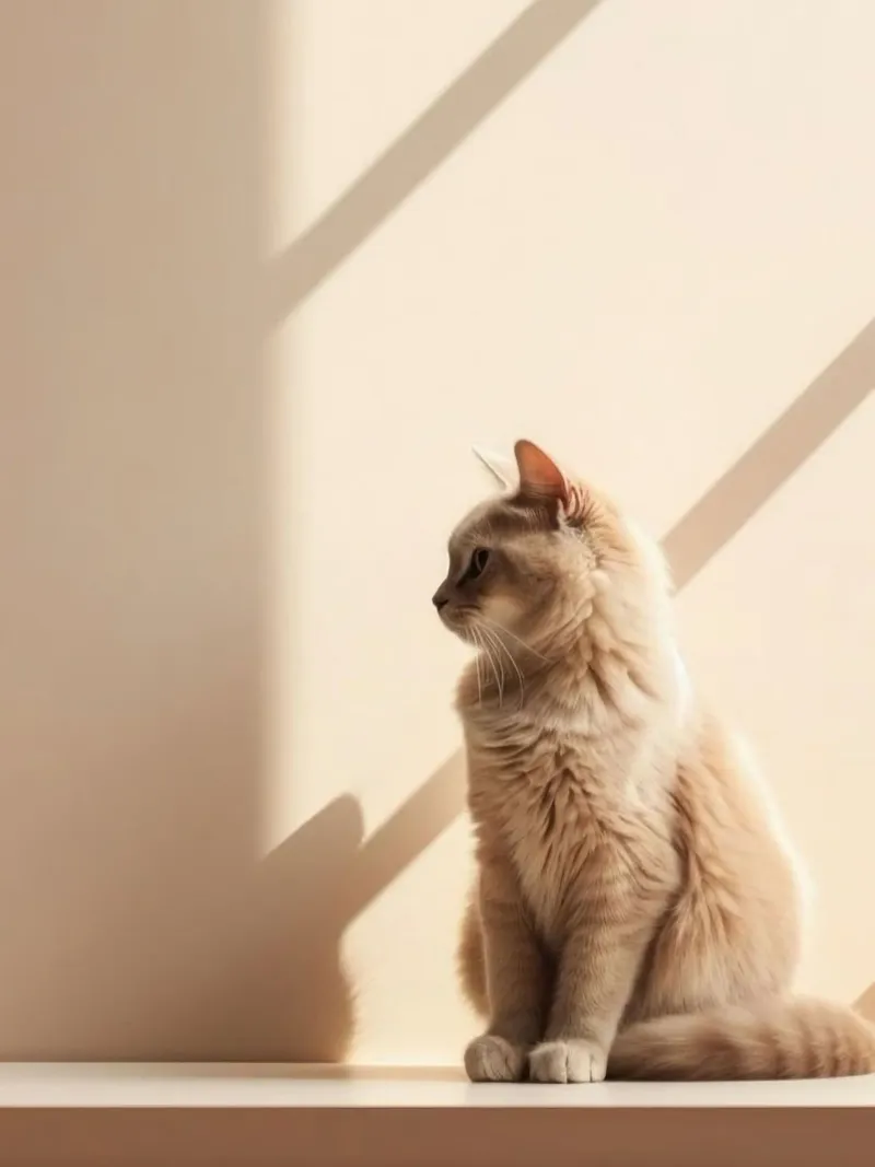 cat in shadow light plexiglass da Fost