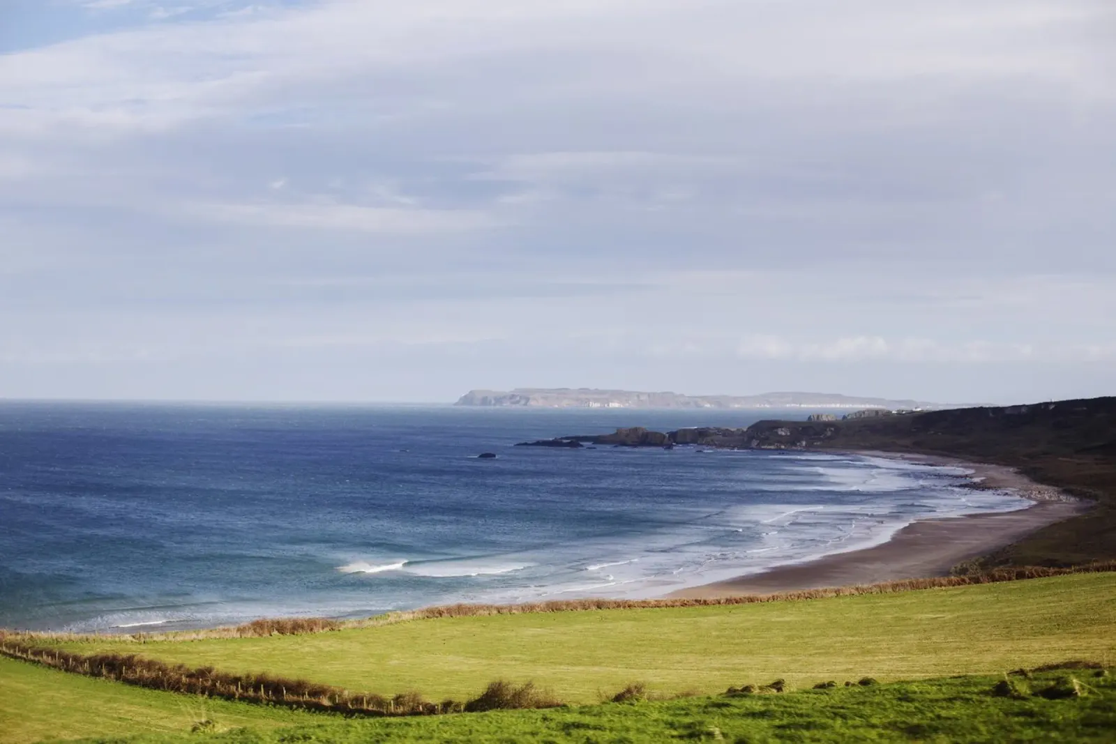 Spiaggia in Irlanda del Nord plexiglass da Simon Koy