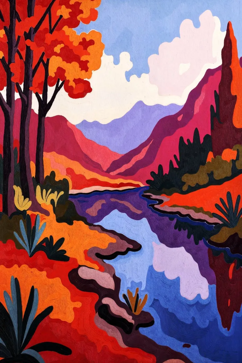 Lakes And Leafs pellicola backlit da Lana Rodriguez