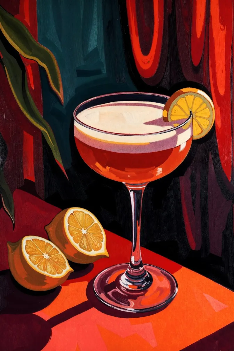 Negroni Parisienne pellicola backlit da Lana Rodriguez