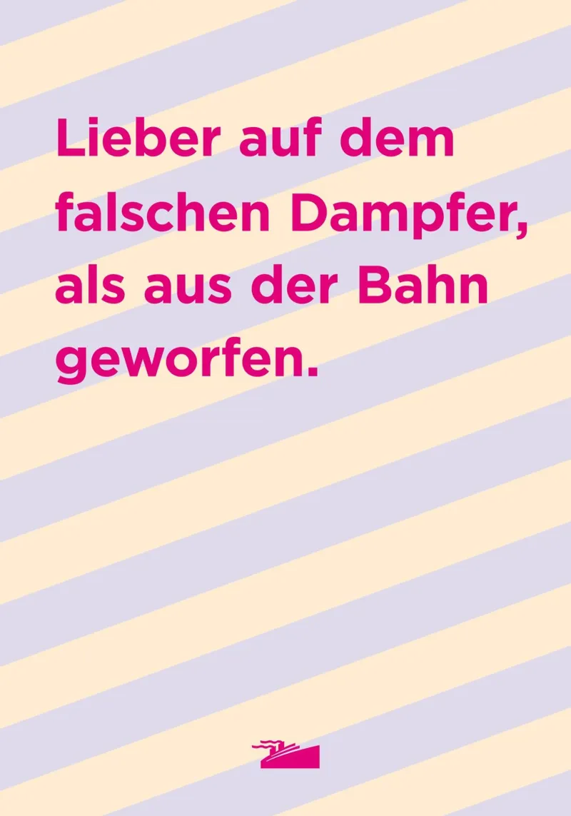 Falscher Dampfer plexiglass da Art Fart