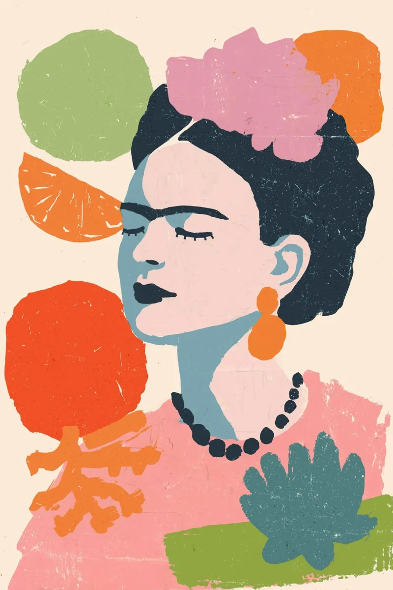 Frida Primavera No 04 carta hahnemühle da treechild