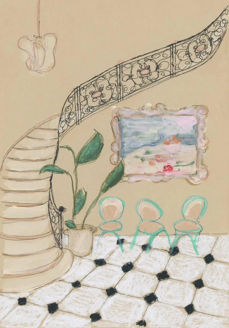 Giornata dei musei poster con telaio in plastica da Katharina Puritscher