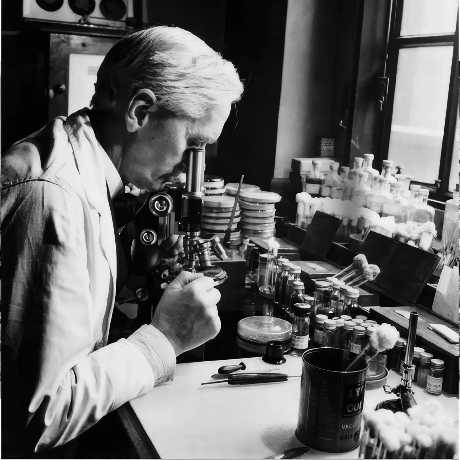 Alexander Fleming (1944) pellicola backlit da blacsteel