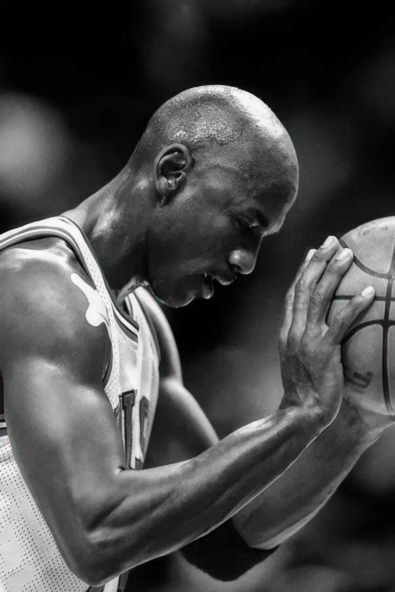 Michael Jordan focus (1996) pellicola backlit da blacsteel
