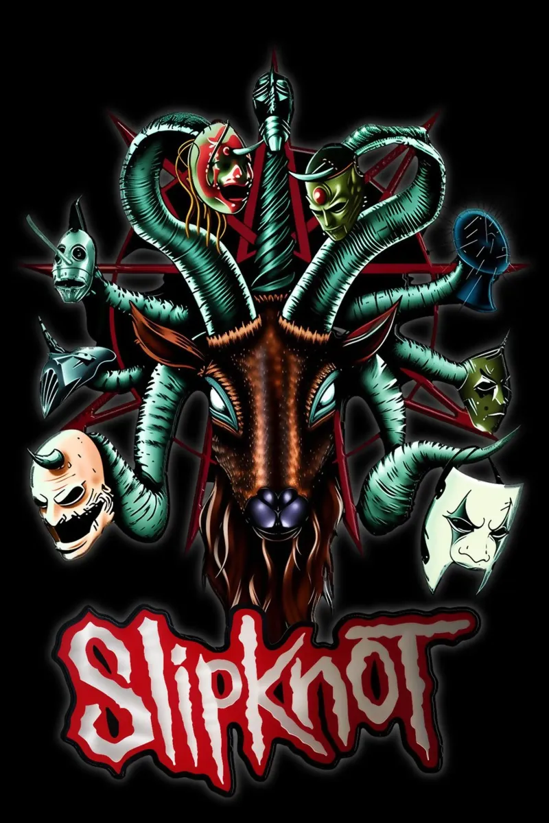 Head Snake Slipknot Poster pellicola backlit da TEMONSEOL