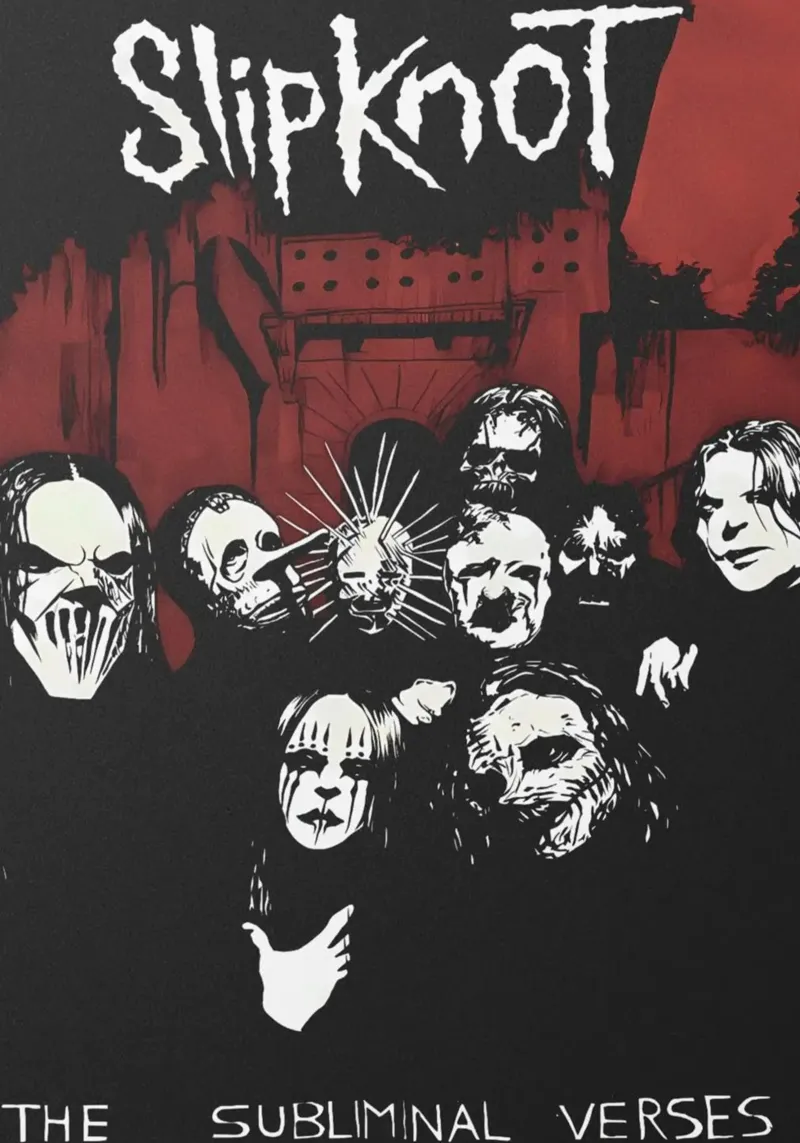 The Subliminal Verses Slipknot Stlye Poster pellicola backlit da TEMONSEOL
