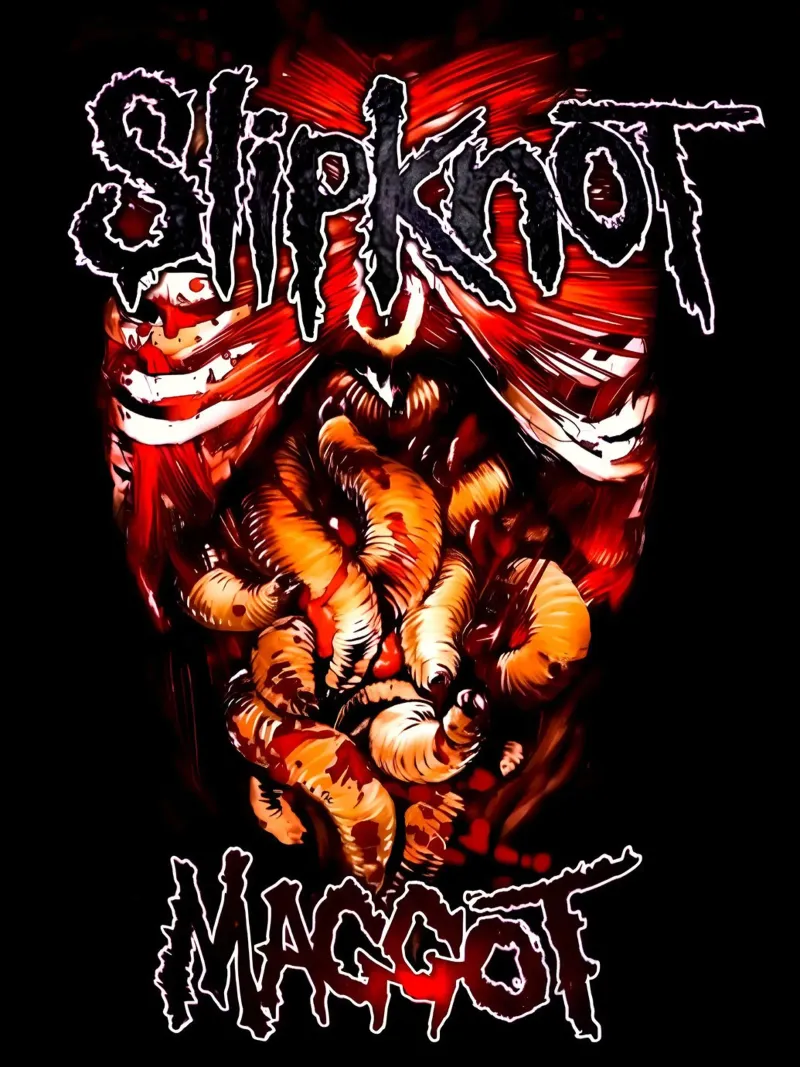 Maggot Version Slipknot Poster carta hahnemühle da TEMONSEOL
