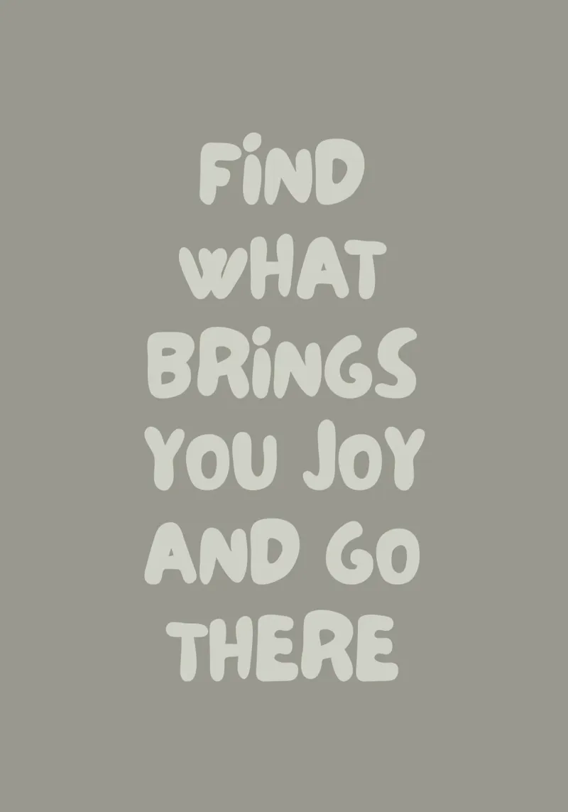 find what brings you joy alluminio dibond da PinkCandyWalls