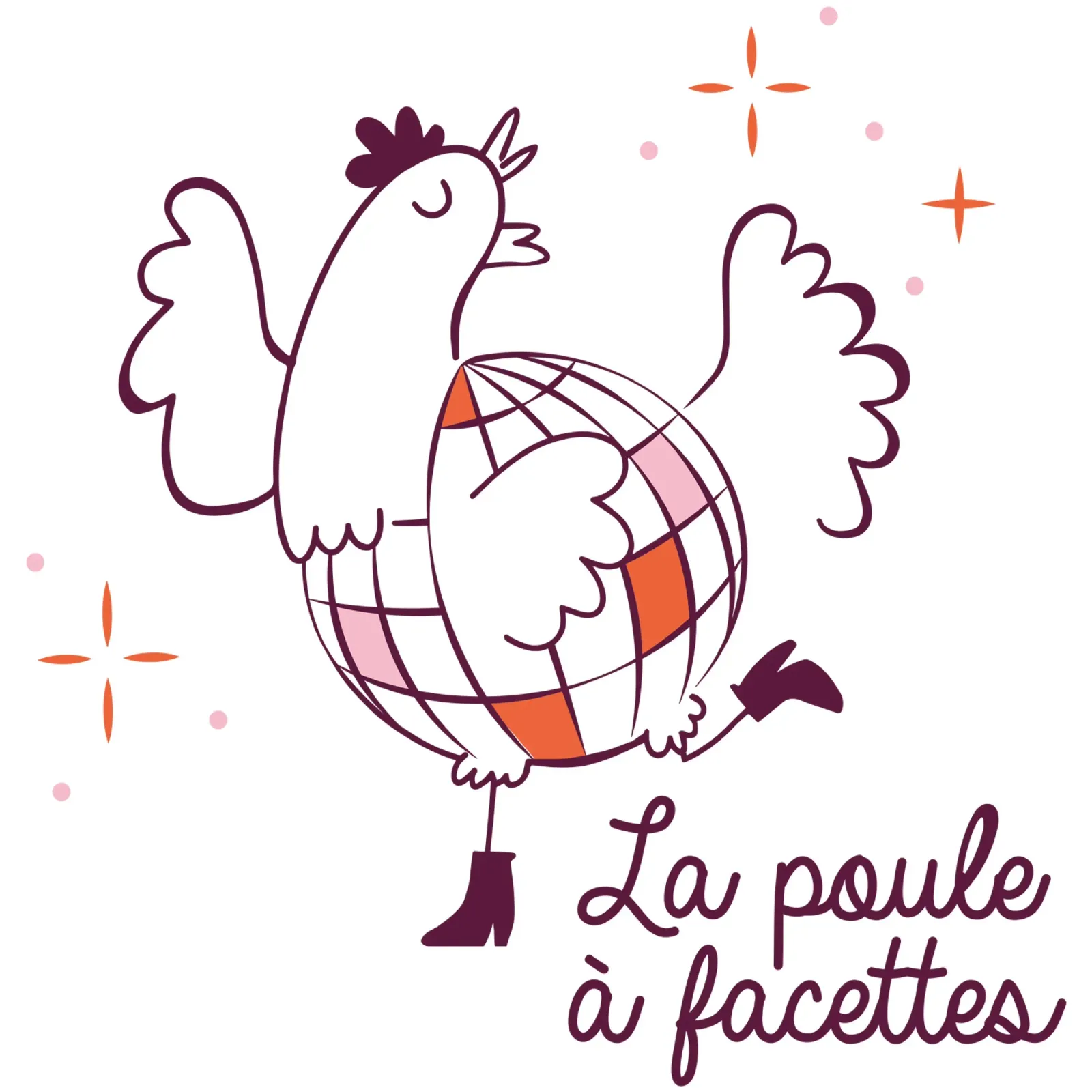 La poule a facettes pellicola backlit da alice