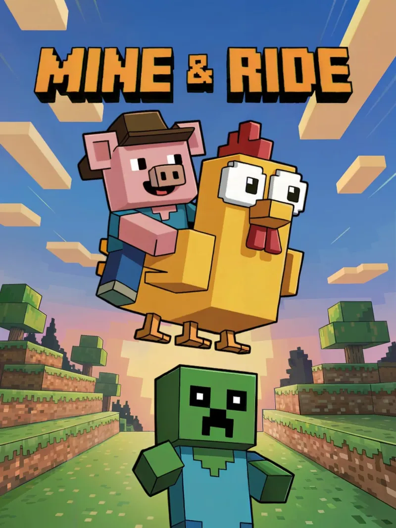 Minecraft Mine and Ride carta hahnemühle da Stellar Creative