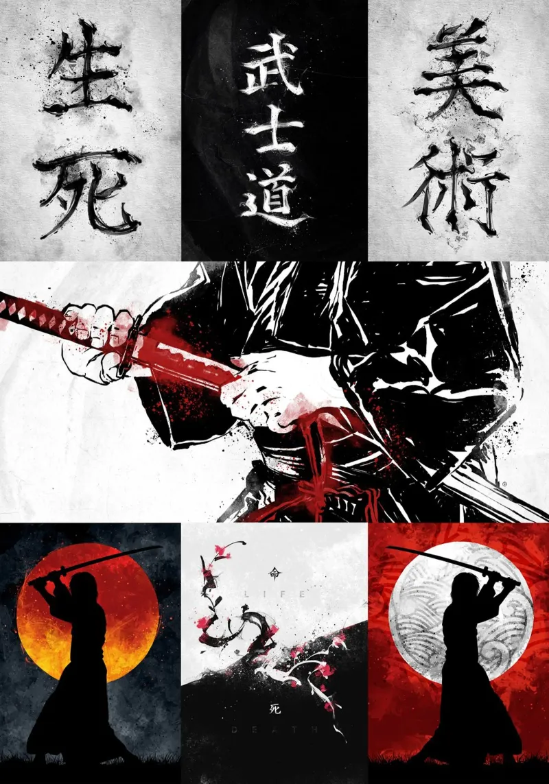Samurai Aesthetic alluminio dibond da nabakumov