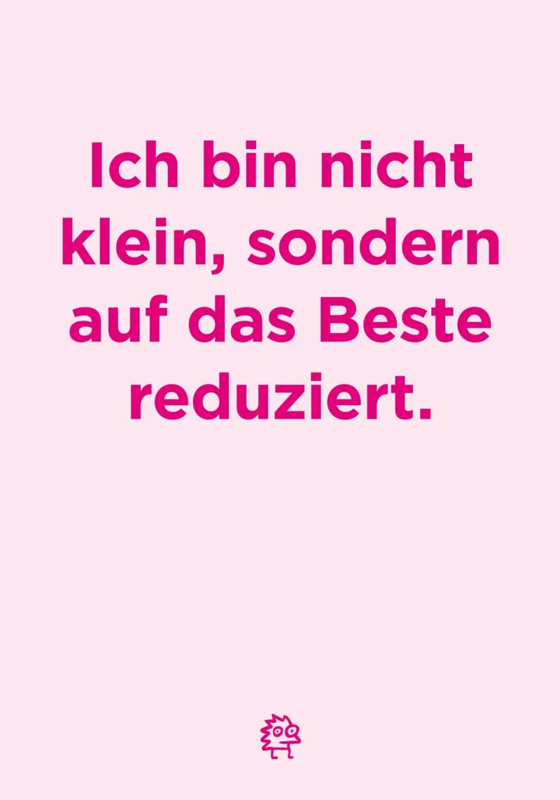 Ich bin nicht klein poster da Art Fart
