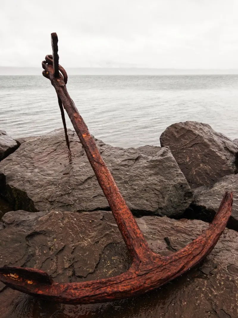 Rusty anchor hahnemühle by Fjöllart