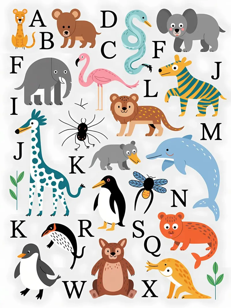 Minimalista per bambini pellicola backlit da PosterByFly