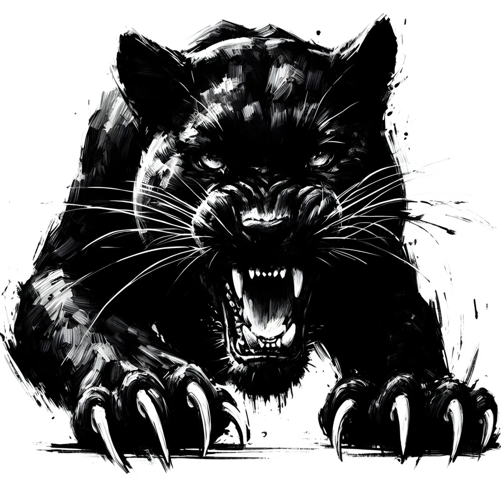 BLACK PANTHER UNLEASHED pellicola backlit da ARTOMATIC