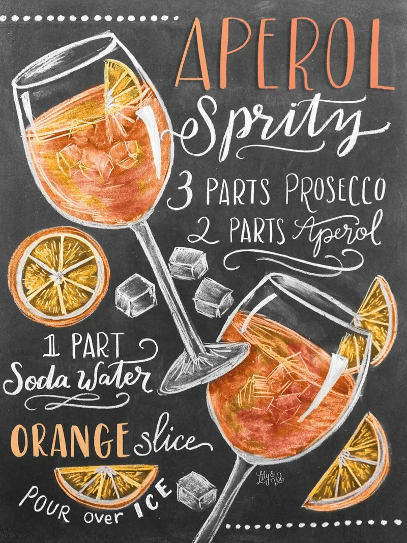 Aperol Spritz di Lily & Val pellicola backlit da Erin Lambert