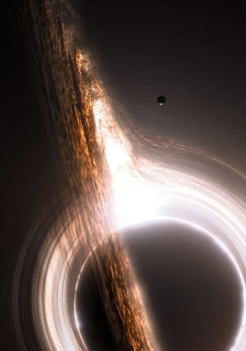 Gargantua Black Hole pellicola backlit da nabakumov