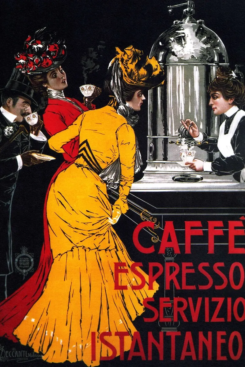 Caffe Espresso Servizio Istantaneo poster da Erin Lambert