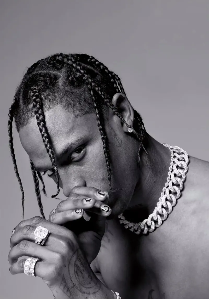 Black And White Travis Scott STyle alluminio dibond da IGOR G