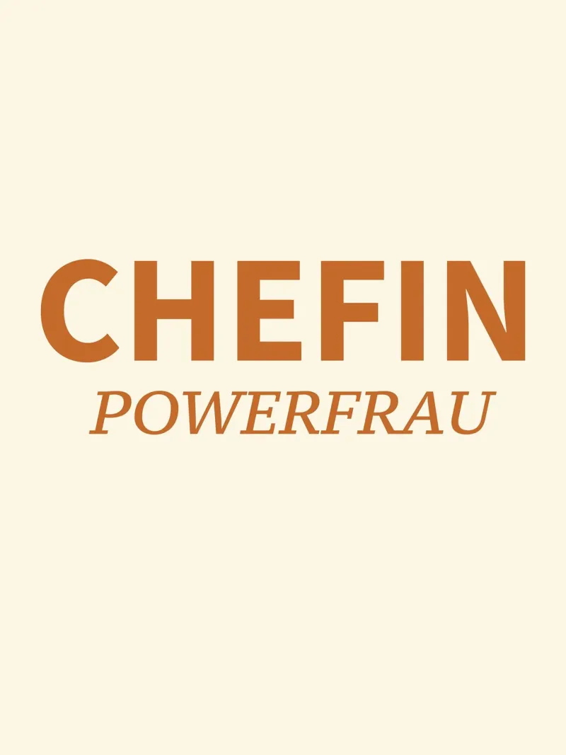 Testo Chefin powerfrau pellicola backlit da gulsengunel