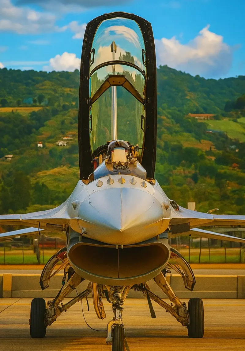 aereo f16 da combattimento pellicola backlit da tamarind
