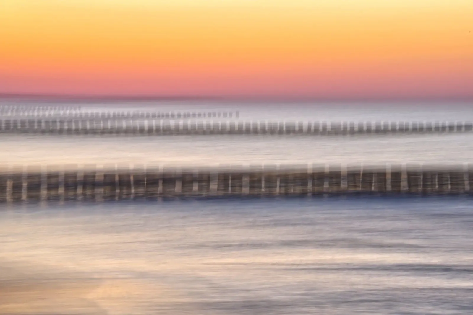 Abstract sunset pellicola backlit da Fjöllart