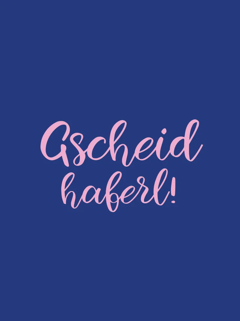 Gscheidhaferl plexiglass da Made in Bavaria