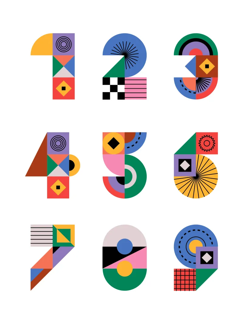 One Two Three pannello forex da Tamsen Design