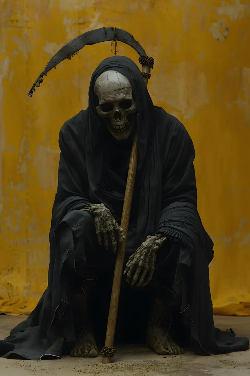 La morte si prende una pausa carta hahnemühle da M-Ulrich-Digital Art