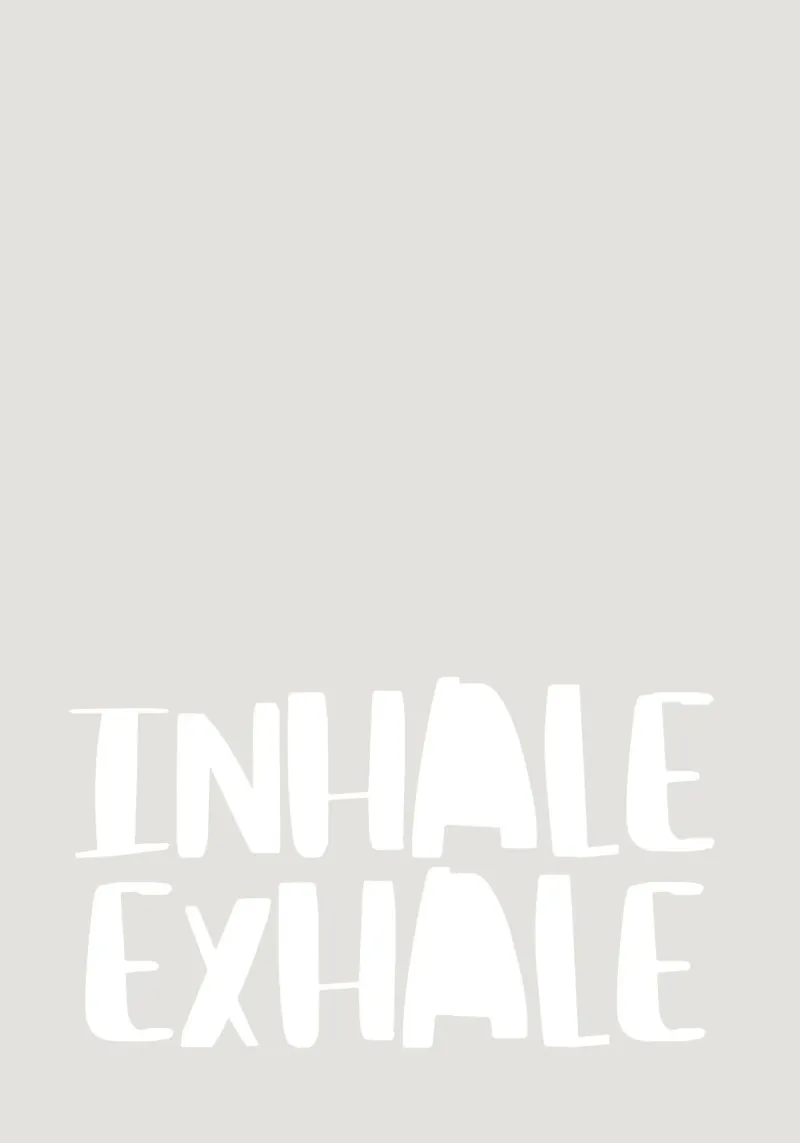 INHALE EXHALE plexiglass da PurePeachStudio