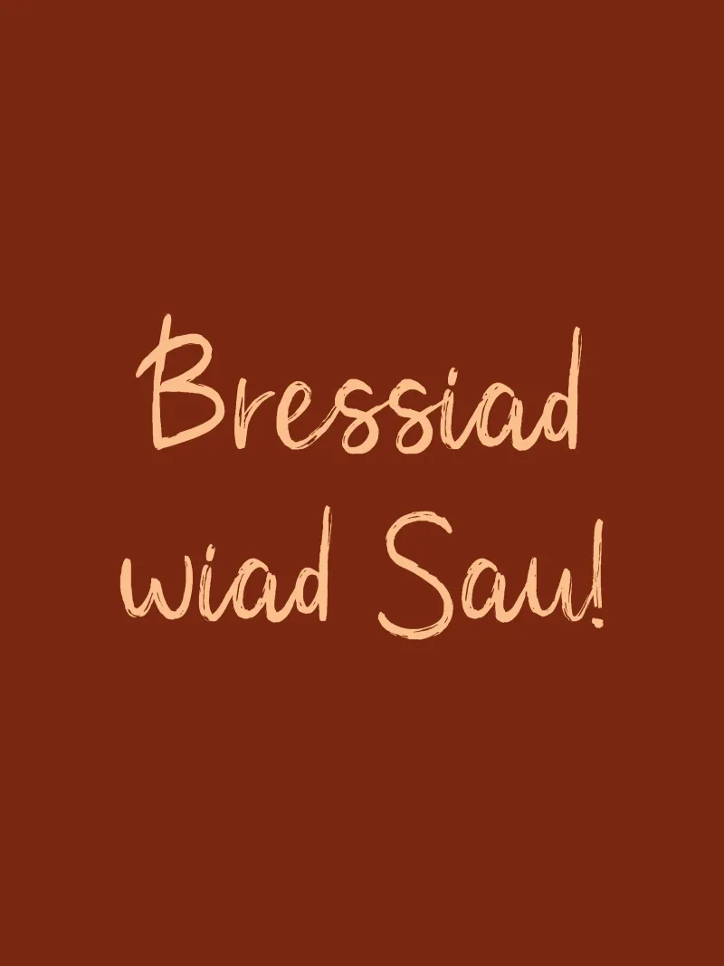 Bressiad wiad Sau! carta hahnemühle da Made in Bavaria