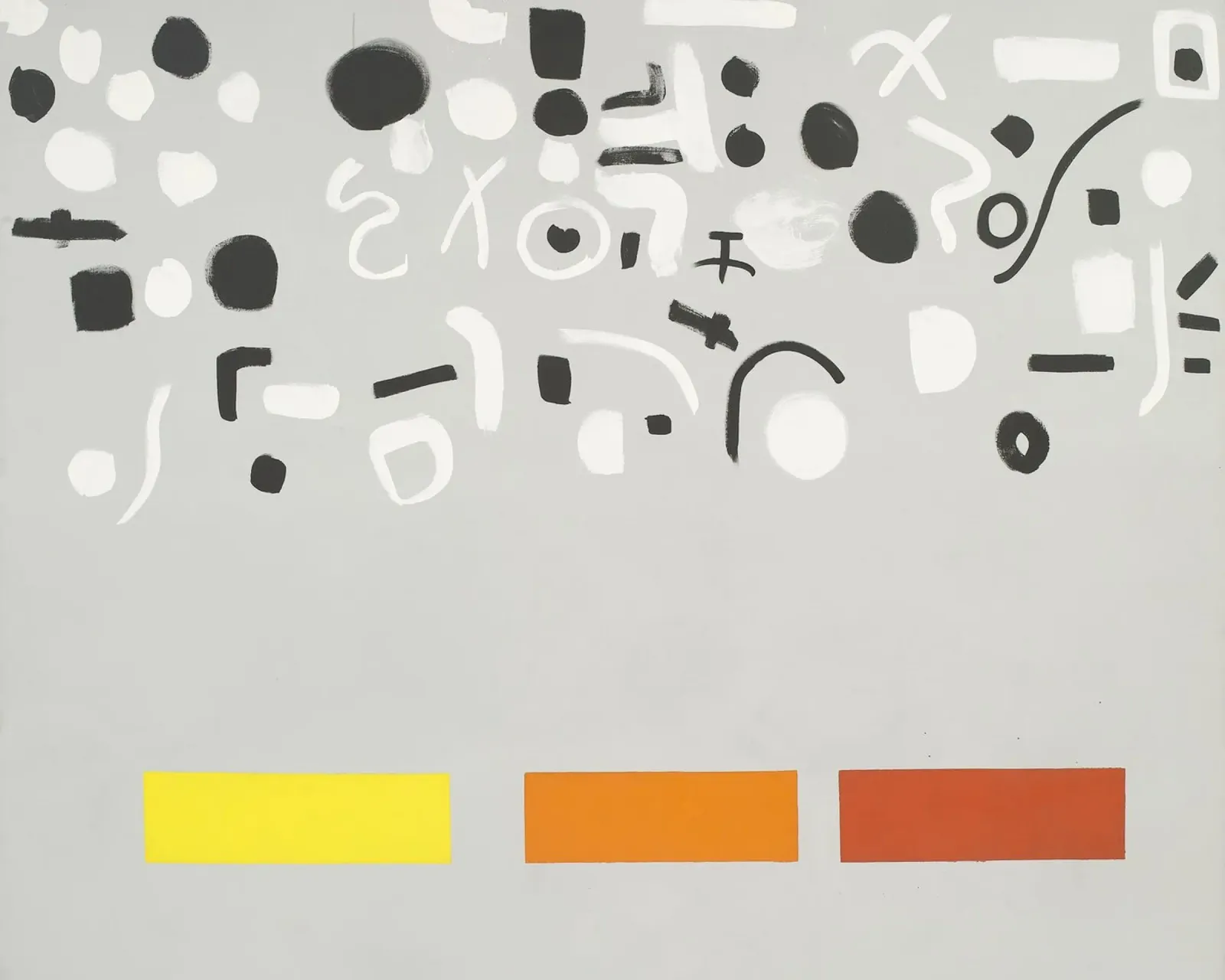 Adolph Gottlieb aperto sopra 1972 carta hahnemühle da Riley Art Studio