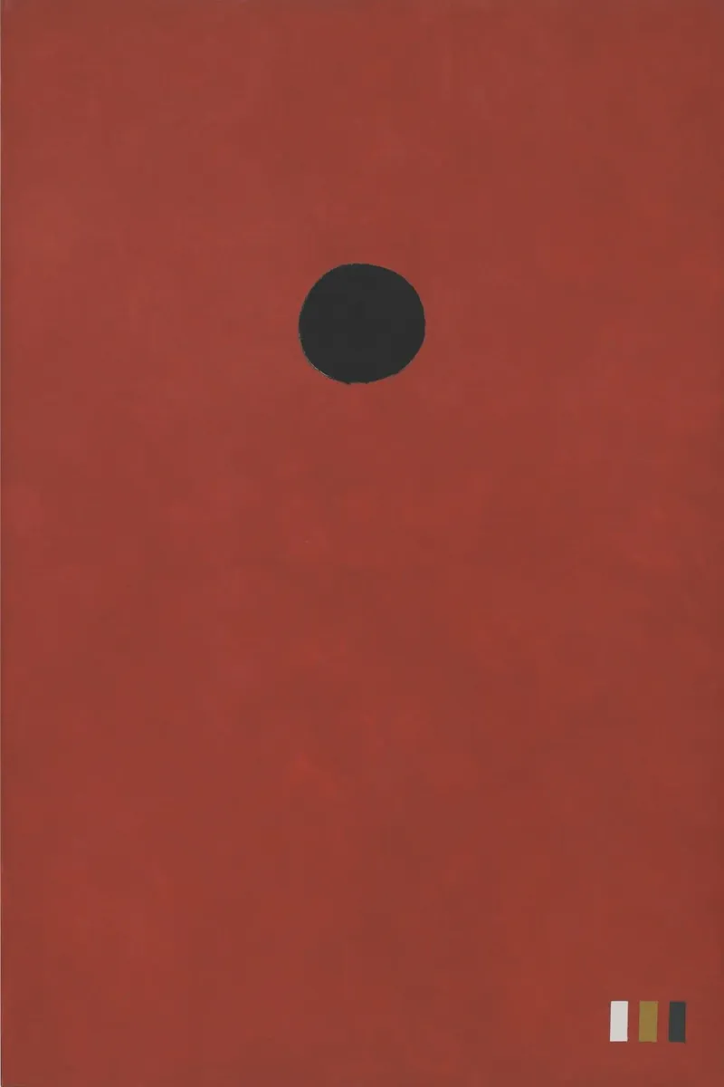 Adolph Gottlieb Il Rosso 1972 pellicola backlit da Riley Art Studio