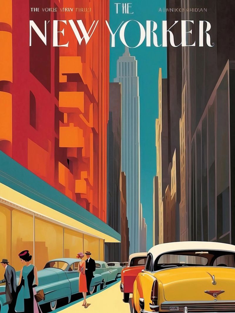 El New Yorker II poster de ARTVI-SHOP