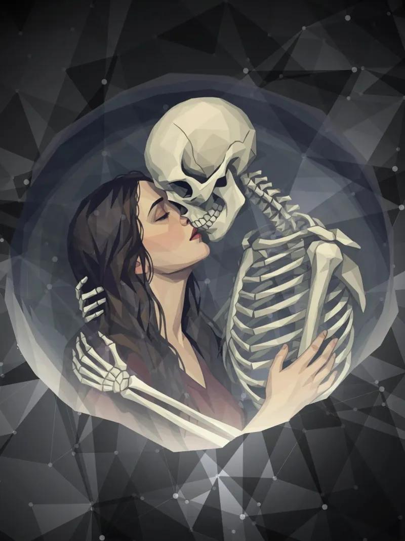 Il bacio della morte Lowpoly pellicola backlit da Low Profile