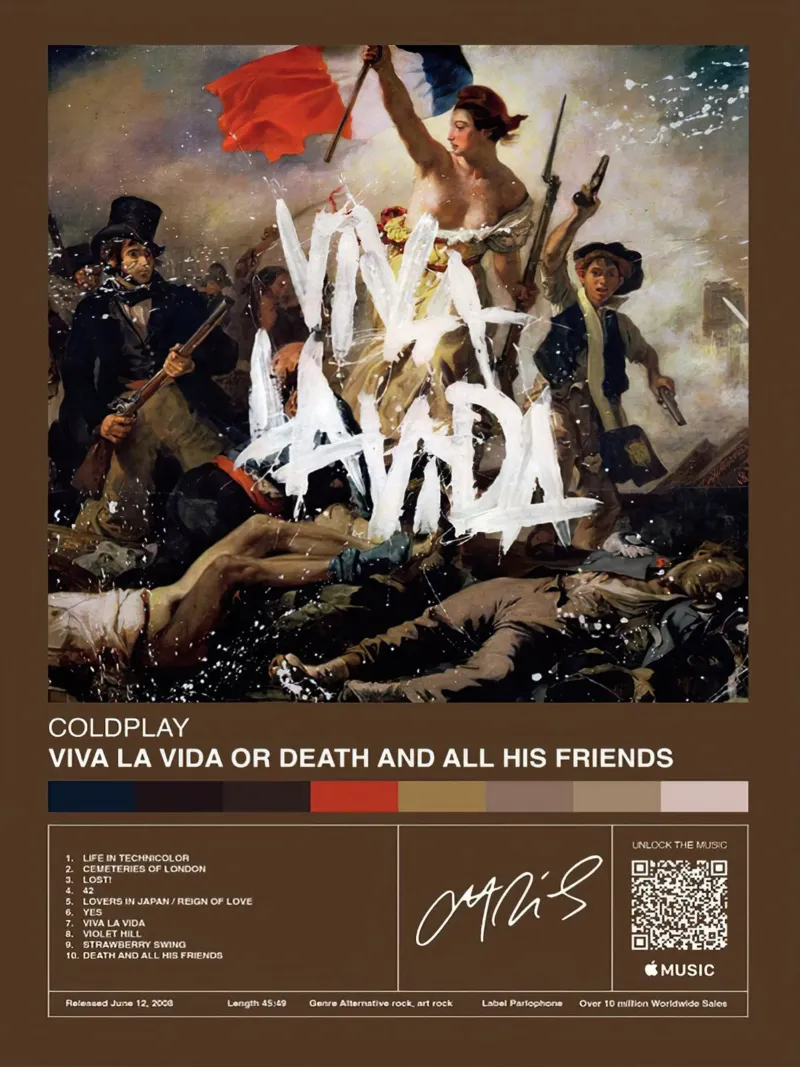 Coldplay Viva LaVida carta hahnemühle da Roronoa7