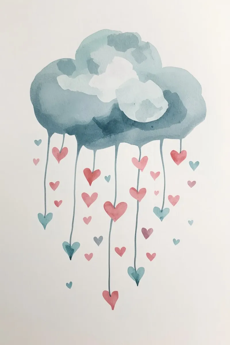 Pioggia d'amore pellicola backlit da DesignDoodle