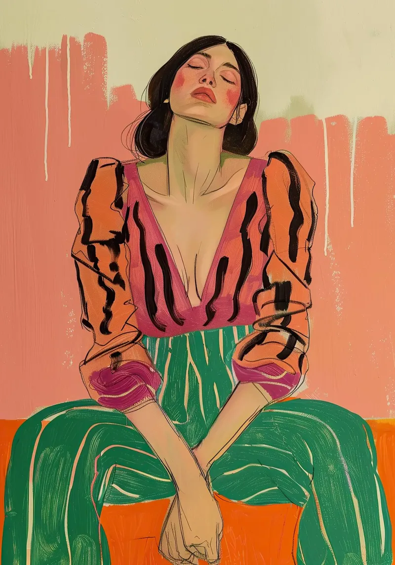 Mujer empoderada Empoderamiento femenino Femismus Retrato metacrilato de Euphoria Theresa